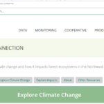 The Forest Ecosystem Monitoring Cooperative (hyperlinked) provides tools for understanding climate change and how it impacts forest ecosystems in the Northeast.