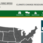 Check out the Climate Change Resource Center (hyperlinked) for information about climate change impacts on forests and other ecosystems, and approaches to adaptation and mitigation in forests and grasslands.